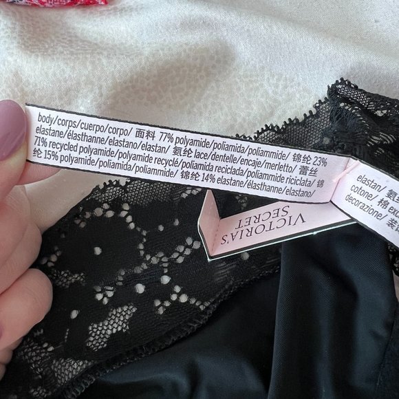 Victoria’s Secret black lace hiphugger /hipster underwear panties size small nwt - Picture 3 of 4